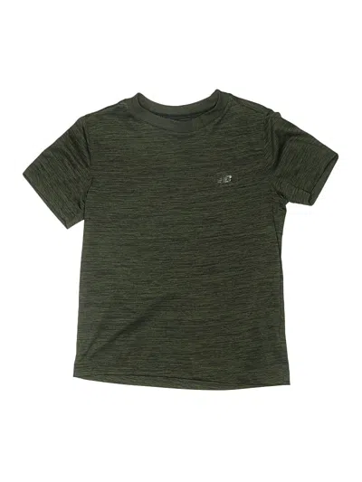 Pre-owned New Balance Kids' Active T-shirt In Green