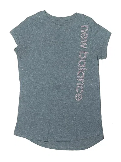 Pre-owned New Balance Kids' Active T-shirt In Teal