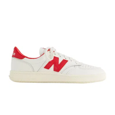 Pre-owned New Balance Aimé Leon Dore X T500 'red' In White