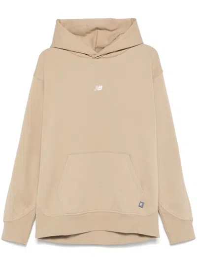 New Balance All Day Uniform Hoodie In Beige