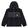 New Balance Alphabet Splicing Contrasting Colors Hooded Jacket 'black'