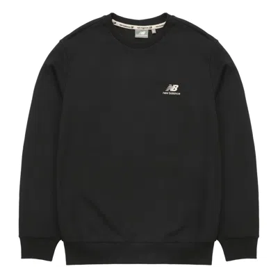 New Balance Athleisure Casual Sports Round Neck Pullover Long Sleeves Black