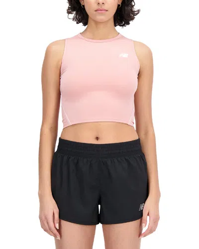 New Balance Athlete Q Speed Shape Shield Tank In Transparent