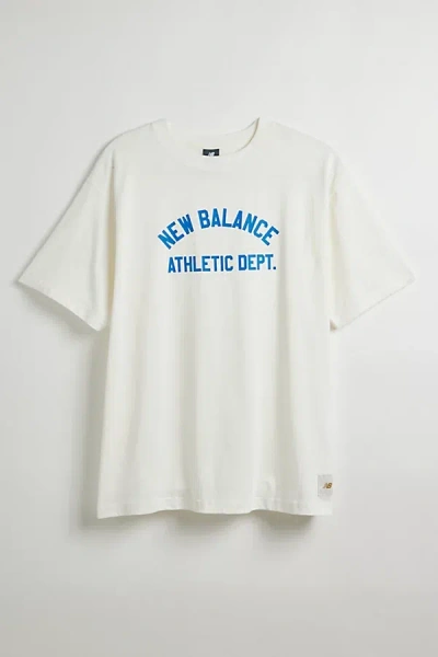 New Balance Athletic Department Tee In Sea Salt, Men's At Urban Outfitters