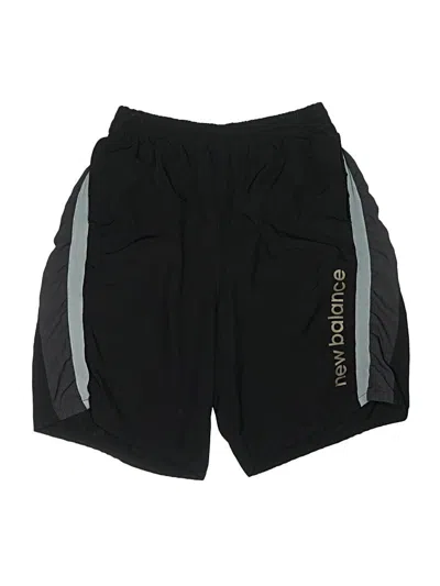 Pre-owned New Balance Kids' Athletic Shorts In Black