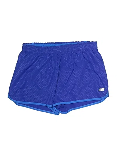 Pre-owned New Balance Athletic Shorts In Blue