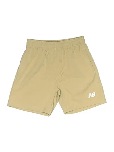 Pre-owned New Balance Kids' Athletic Shorts In Gold