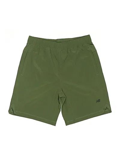 Pre-owned New Balance Kids' Athletic Shorts In Green
