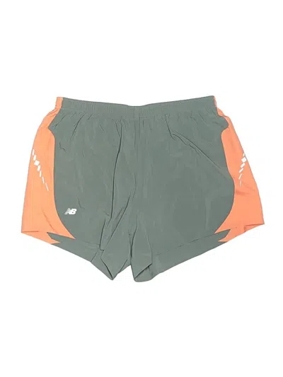 Pre-owned New Balance Athletic Shorts In Green