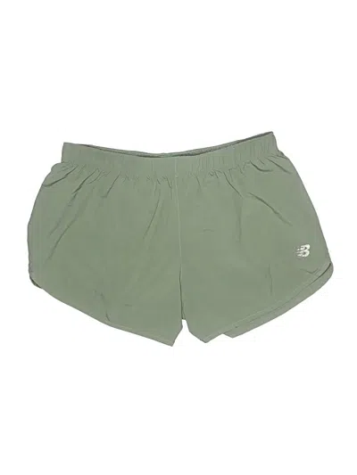 Pre-owned New Balance Athletic Shorts In Green