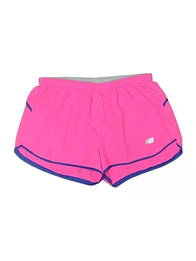 Pre-owned New Balance Athletic Shorts In Pink