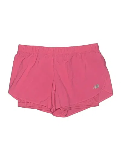 Pre-owned New Balance Athletic Shorts In Pink