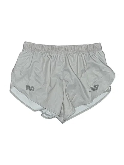 Pre-owned New Balance Athletic Shorts In Silver
