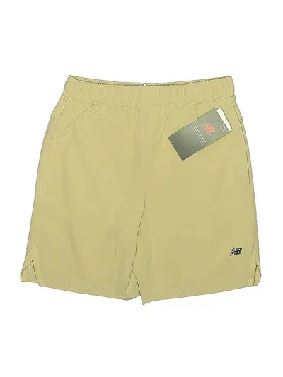 Pre-owned New Balance Kids' Athletic Shorts In Yellow