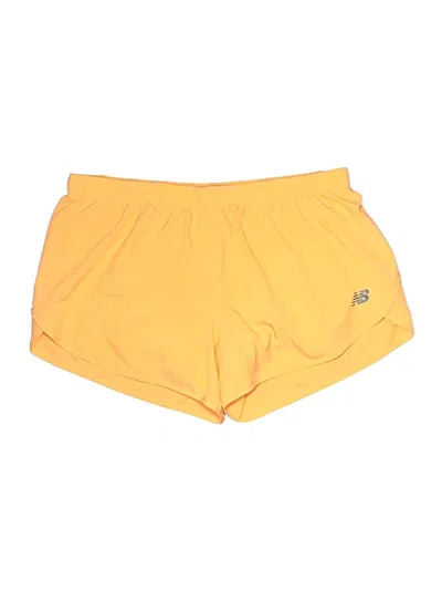 Pre-owned New Balance Athletic Shorts In Yellow