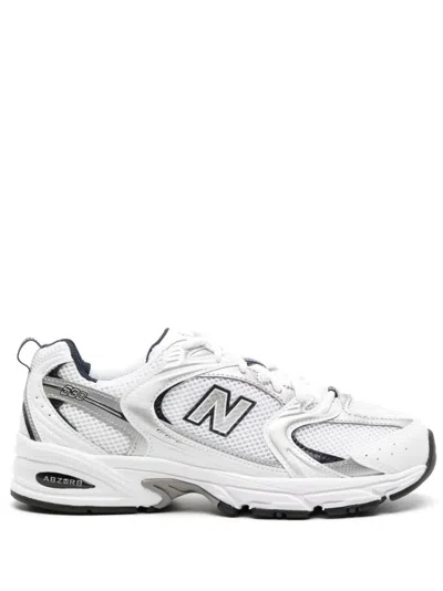 New Balance Low Men's Shoe 530 White/dark Blue In Bianco Bianco
