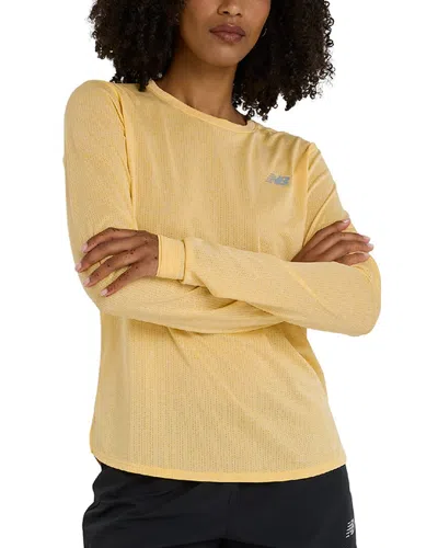 New Balance Athletic Top In Yellow
