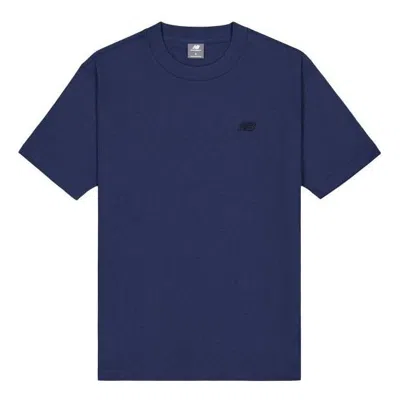 New Balance Athletics Cotton T-shirt 'navy' In Blue