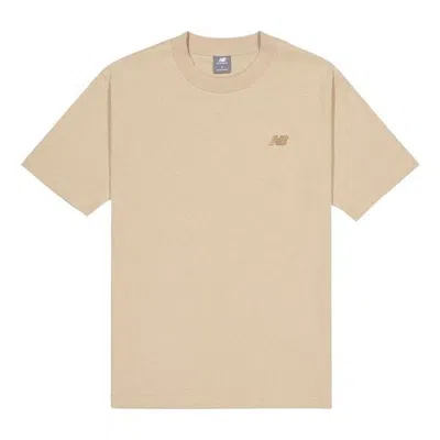 New Balance Athletics Cotton T-shirt 'stoneware' In Neutral