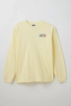 NEW BALANCE ATHLETICS EMBROIDERED LONG SLEEVE TEE IN YELLOW, MEN'S AT URBAN OUTFITTERS