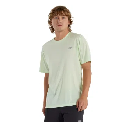 New Balance Athletics Green T-shirt In Gray