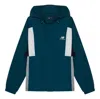New Balance Athletics Higher Learning Windbreaker 'teal White' In Blue