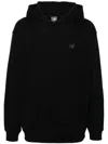 New Balance Felpa Con Cappuccio In Cotone In Black