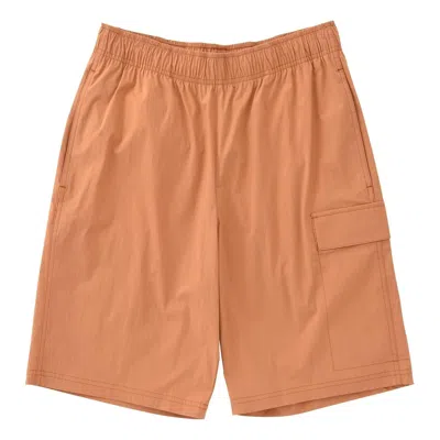 New Balance Athletics Nb Sports Club Cargo Shorts 'tobacco' In Orange