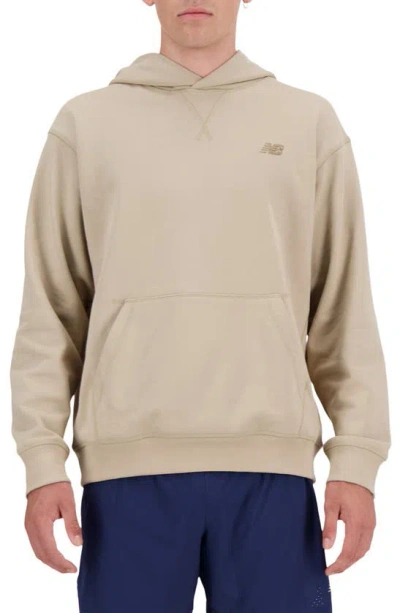 New Balance Athletics Oversize Pullover Hoodie In Stoneware