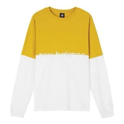 New Balance Athletics Pique Stripe Tops 'yellow White' In Multi