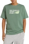 New Balance Athletics Premium Logo Graphic T-shirt In Green