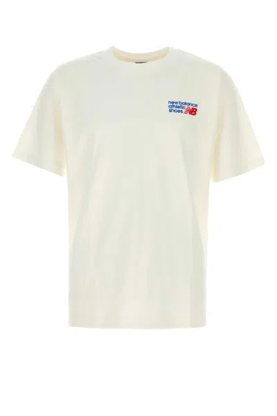 New Balance Athletics Premium Logo T-shirt In White