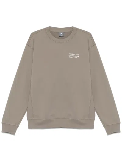 New Balance Athletics Premium Sweatshirt In Grey