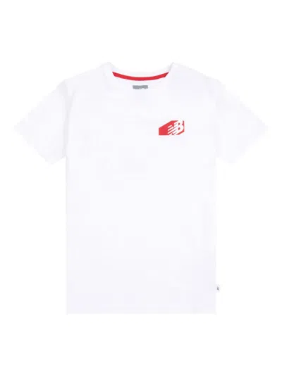 New Balance Kids' Athletics Relaxed Player T-shirt In White