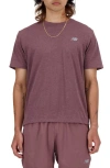 New Balance Athletics Running T-shirt In Brown