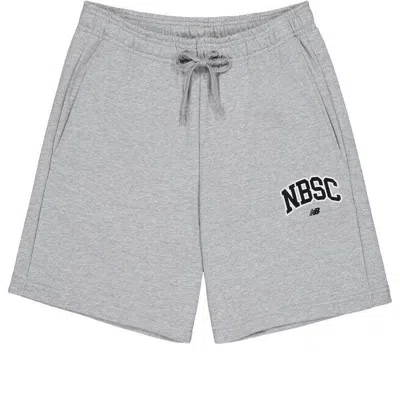 New Balance Athletics Sports Club Cotton Short 'grey' In Gray