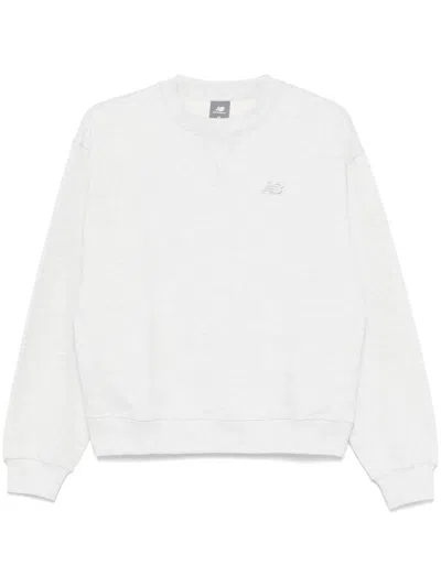 New Balance Athletics Sweatshirt In Grey