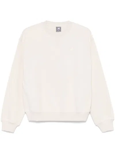 New Balance Athletics Sweatshirt In Beige