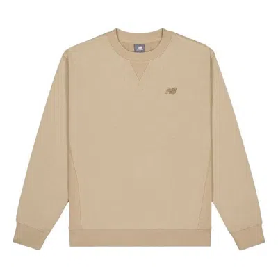 New Balance Athletics Sweatshirt 'stoneware' In Brown