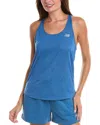 New Balance Breathable Jersey Casual Tank In Blue