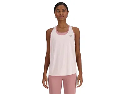 New Balance Athletics Tank Top In Pink