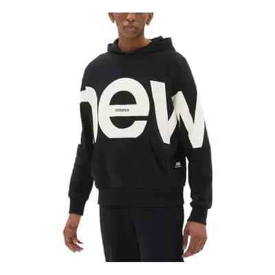 New Balance Athletics Unisex Out Of Bounds Oversized Sweat Pullover Hoodie 'black'
