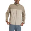 New Balance Athletics Woven Nylon Hooded Jacket In Neutral