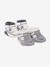 New Balance Baby 2 Pack Bootie Set In Gray