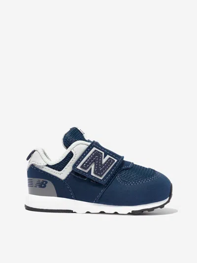 New Balance Baby 574 Logo Trainers In Blue