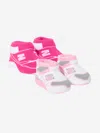 New Balance Baby Girls 2 Pack Bootie Set In Pink