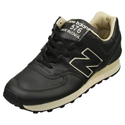 Pre-owned New Balance Balance 576 Made In England Mens Casual Sneakers In Black - 8.5 Us