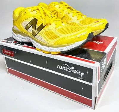 Pre-owned New Balance Balance 860v6 2016 Rundisney Belle Minnie Mouse Shoes Size 7 In Yellow