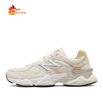 Pre-owned New Balance Balance 9060 White Turtledove Beige Brown Sneaker Neu Damen Schuhe Eu 36-39