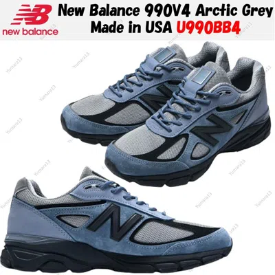 Pre-owned New Balance Balance 990v4 Arctic Grey Made In Usa U990bb4 Size Us Men's 4-14 In Gray